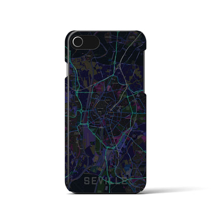 【セビリア（スペイン）】地図柄iPhoneケース（バックカバータイプ）