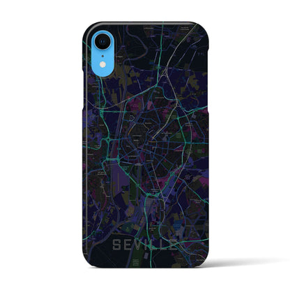 【セビリア（スペイン）】地図柄iPhoneケース（バックカバータイプ）