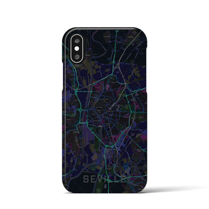 【セビリア（スペイン）】地図柄iPhoneケース（バックカバータイプ）