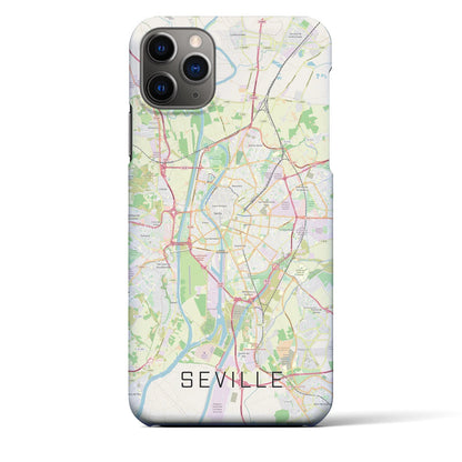 【セビリア（スペイン）】地図柄iPhoneケース（バックカバータイプ）