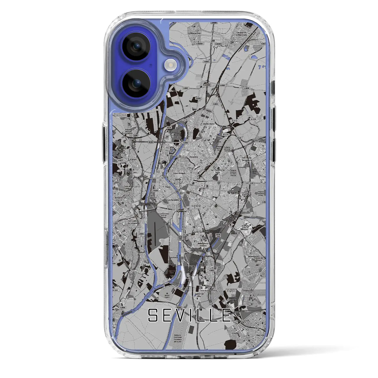 【セビリア（スペイン）】地図柄iPhoneケース（MagSafeタイプ）