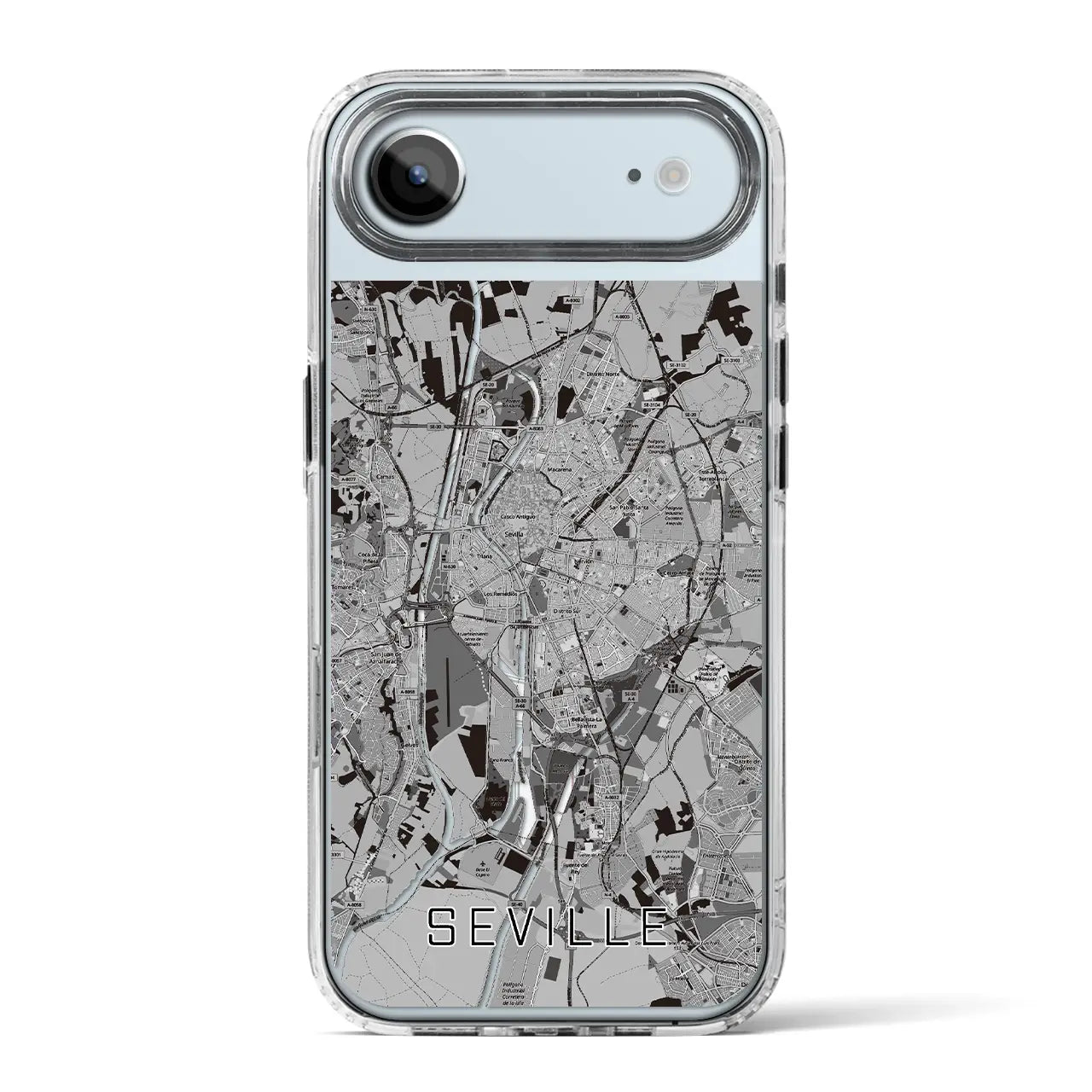 【セビリア（スペイン）】地図柄iPhoneケース（MagSafeタイプ）