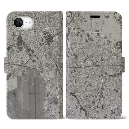 【瀬谷（神奈川県）】地図柄iPhoneケース（手帳タイプ）