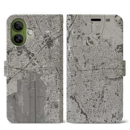 【瀬谷（神奈川県）】地図柄iPhoneケース（手帳タイプ）