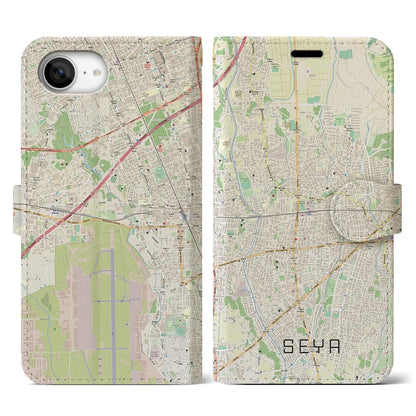 【瀬谷（神奈川県）】地図柄iPhoneケース（手帳タイプ）