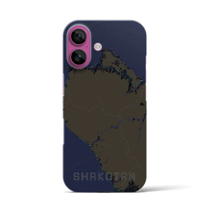 【積丹（北海道）】地図柄iPhoneケース（バックカバータイプ）