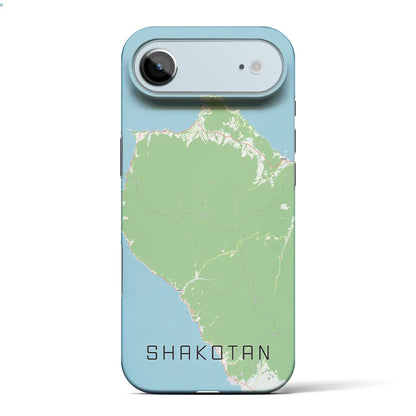 【積丹（北海道）】地図柄iPhoneケース（バックカバータイプ）