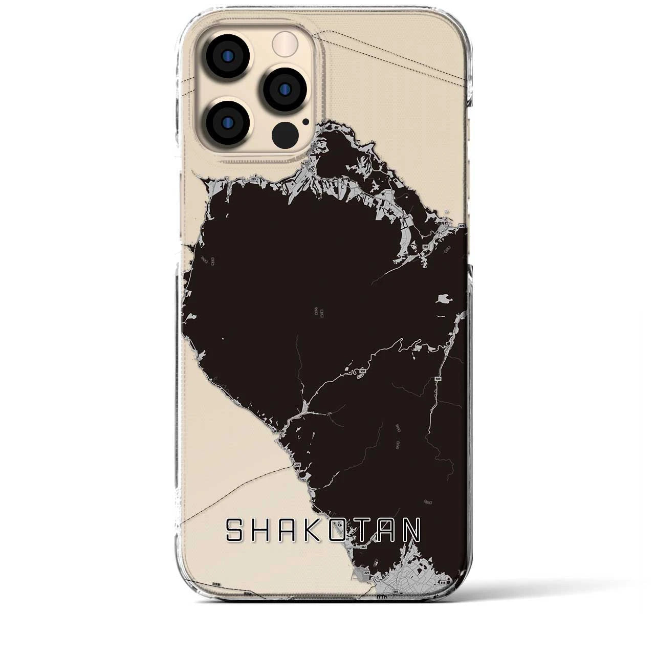 【積丹（北海道）】地図柄iPhoneケース（クリアタイプ）