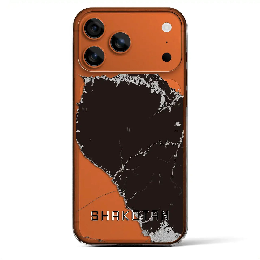 【積丹(北海道)】地図柄iPhoneケース(クリアタイプ)