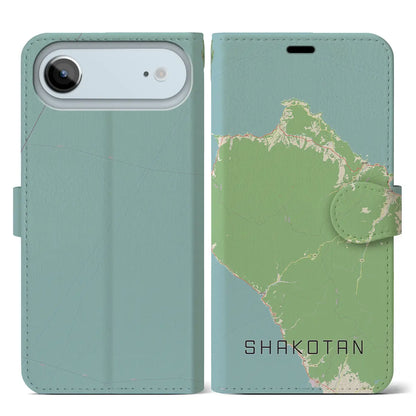 【積丹（北海道）】地図柄iPhoneケース（手帳タイプ）