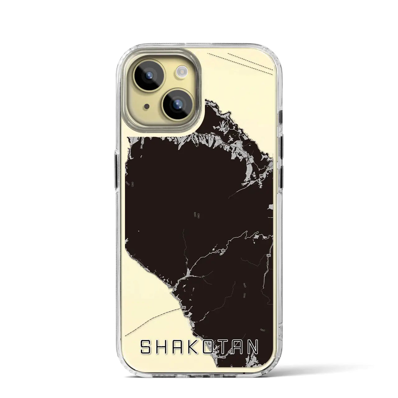 【積丹（北海道）】地図柄iPhoneケース（MagSafeタイプ）