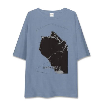 【積丹（北海道）】地図柄ビッグシルエットTシャツ