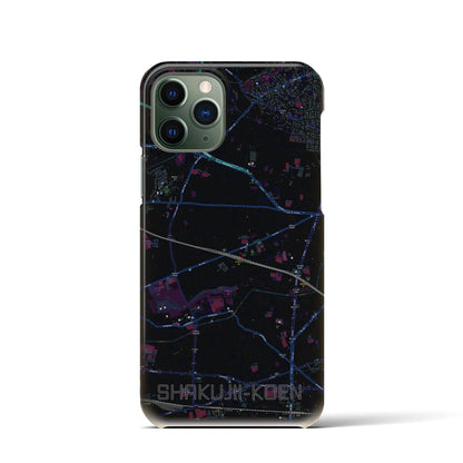 【石神井公園（東京都）】地図柄iPhoneケース（バックカバータイプ）