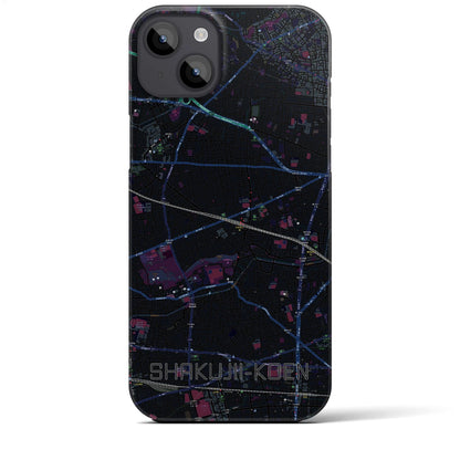 【石神井公園（東京都）】地図柄iPhoneケース（バックカバータイプ）