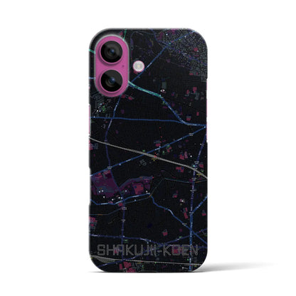 【石神井公園（東京都）】地図柄iPhoneケース（バックカバータイプ）