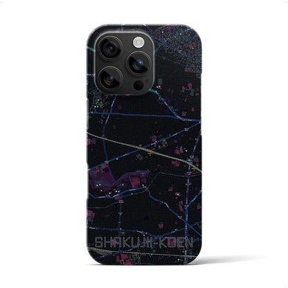 【石神井公園（東京都）】地図柄iPhoneケース（バックカバータイプ）