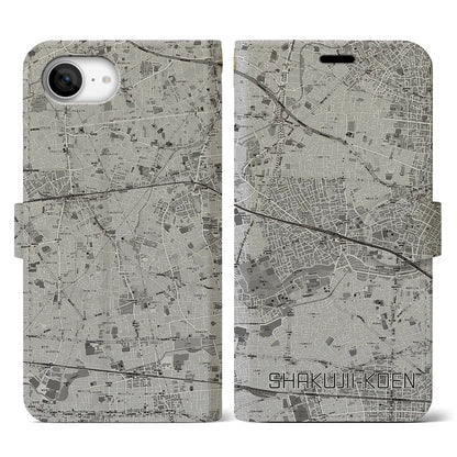 【石神井公園（東京都）】地図柄iPhoneケース（手帳タイプ）