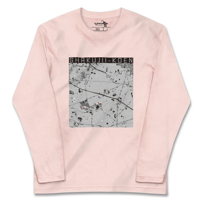 【石神井公園（東京都）】地図柄ロングスリーブTシャツ