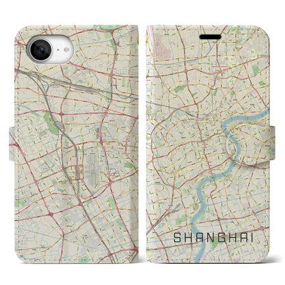 【上海（中華人民共和国）】地図柄iPhoneケース（手帳タイプ）
