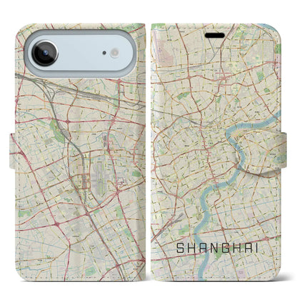 【上海（中華人民共和国）】地図柄iPhoneケース（手帳タイプ）