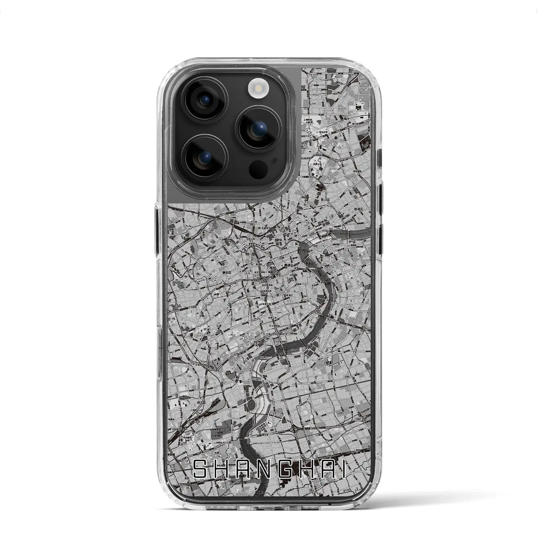【上海（中華人民共和国）】地図柄iPhoneケース（MagSafeタイプ）