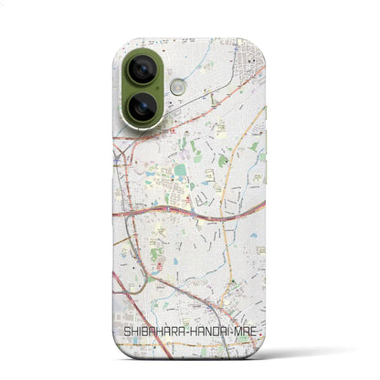 【柴原阪大前（大阪府）】地図柄iPhoneケース（バックカバータイプ）