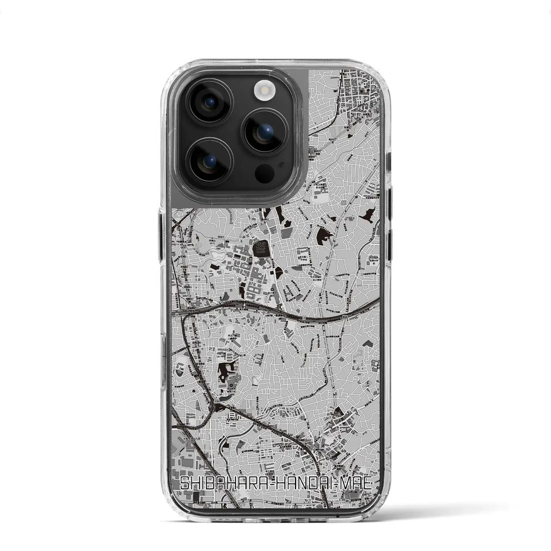 【柴原阪大前（大阪府）】地図柄iPhoneケース（MagSafeタイプ）