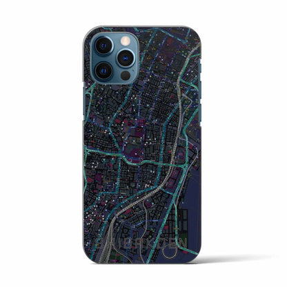 【芝公園（東京都）】地図柄iPhoneケース（バックカバータイプ）