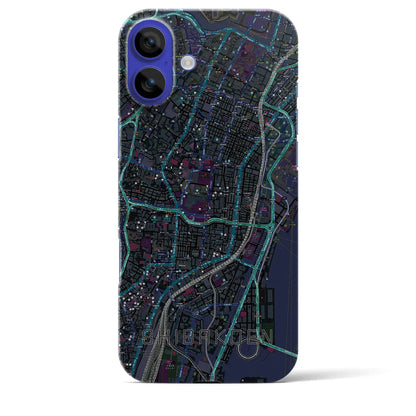 【芝公園（東京都）】地図柄iPhoneケース（バックカバータイプ）