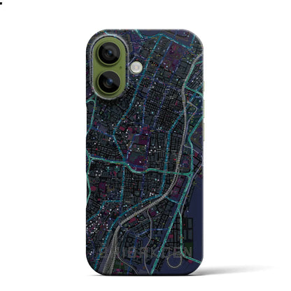 【芝公園（東京都）】地図柄iPhoneケース（バックカバータイプ）