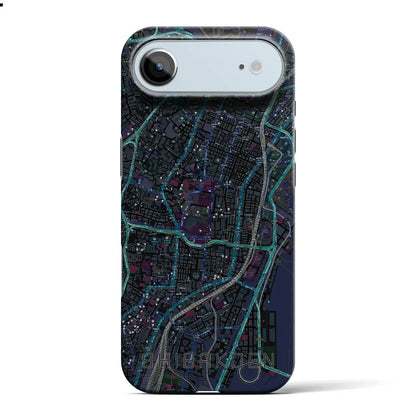 【芝公園（東京都）】地図柄iPhoneケース（バックカバータイプ）