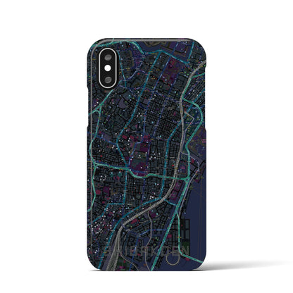 【芝公園（東京都）】地図柄iPhoneケース（バックカバータイプ）