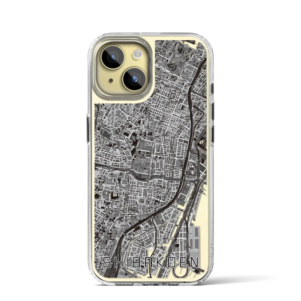 【芝公園（東京都）】地図柄iPhoneケース（MagSafeタイプ）