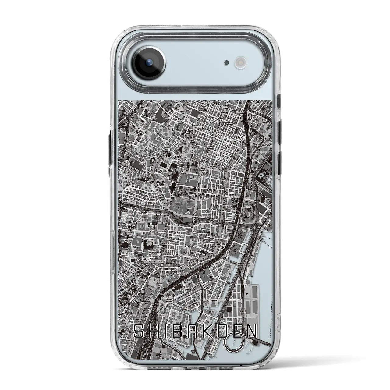 【芝公園（東京都）】地図柄iPhoneケース（MagSafeタイプ）