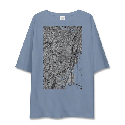 【芝公園（東京都）】地図柄ビッグシルエットTシャツ