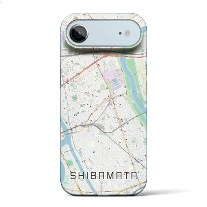 【柴又（東京都）】地図柄iPhoneケース（バックカバータイプ）