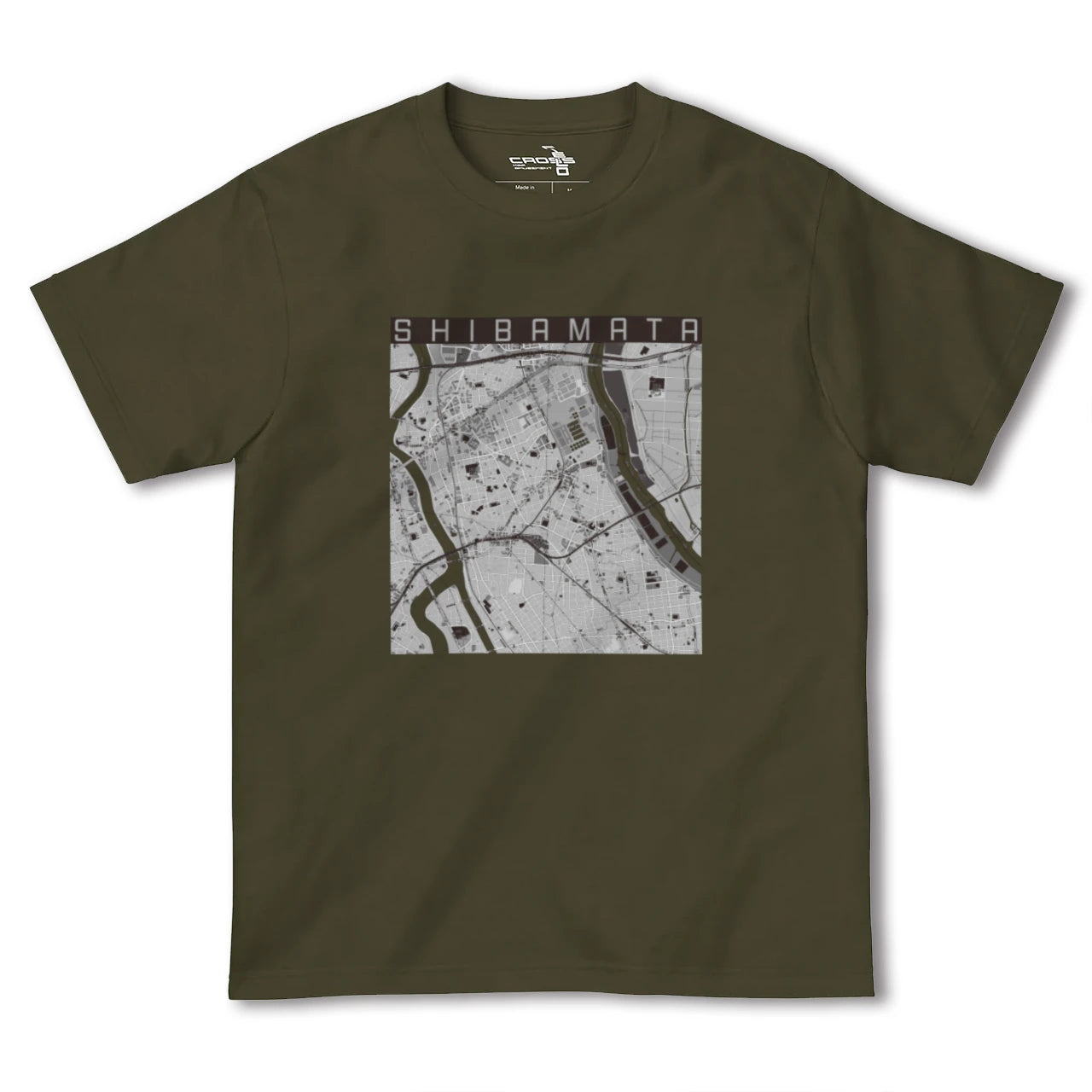 【柴又（東京都）】地図柄ヘビーウェイトTシャツ