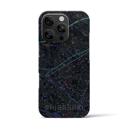 【柴崎（東京都）】地図柄iPhoneケース（バックカバータイプ）