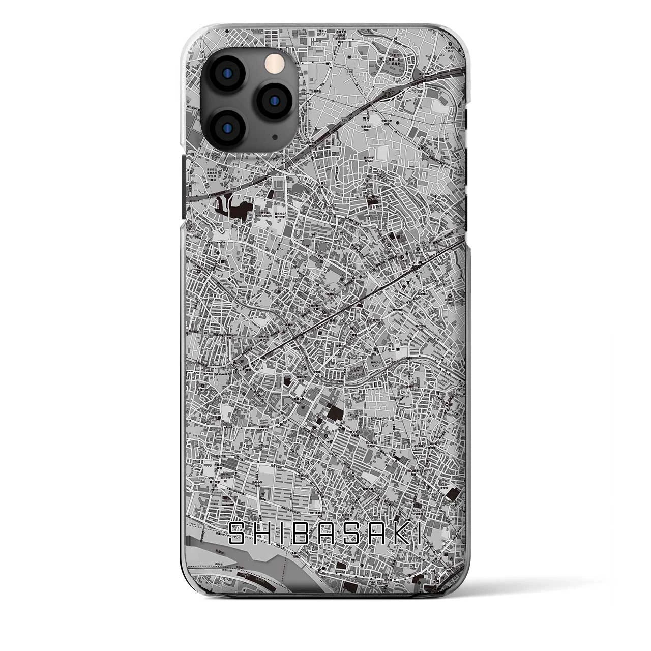 【柴崎（東京都）】地図柄iPhoneケース（クリアタイプ）