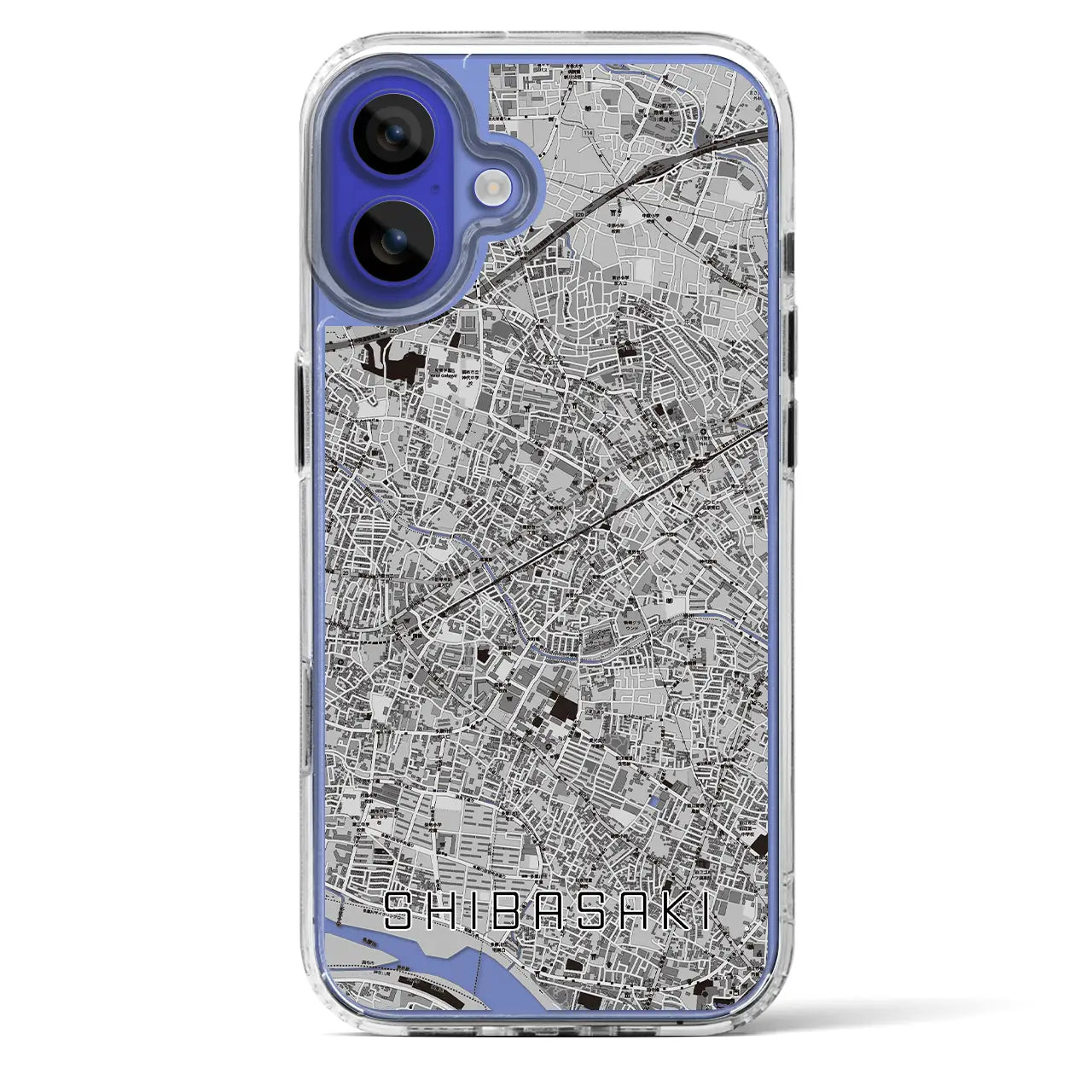 【柴崎（東京都）】地図柄iPhoneケース（MagSafeタイプ）