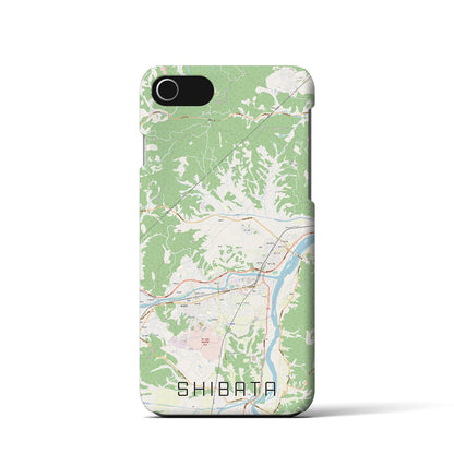 【柴田（宮城県）】地図柄iPhoneケース（バックカバータイプ）