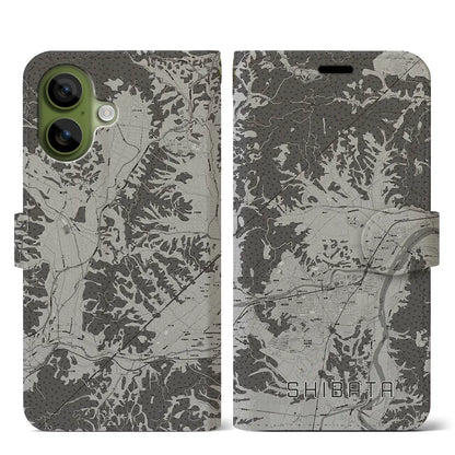 【柴田（宮城県）】地図柄iPhoneケース（手帳タイプ）