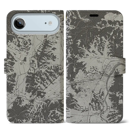 【柴田（宮城県）】地図柄iPhoneケース（手帳タイプ）