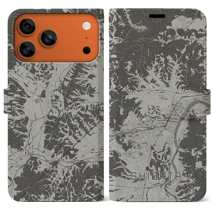 【柴田（宮城県）】地図柄iPhoneケース（手帳タイプ）