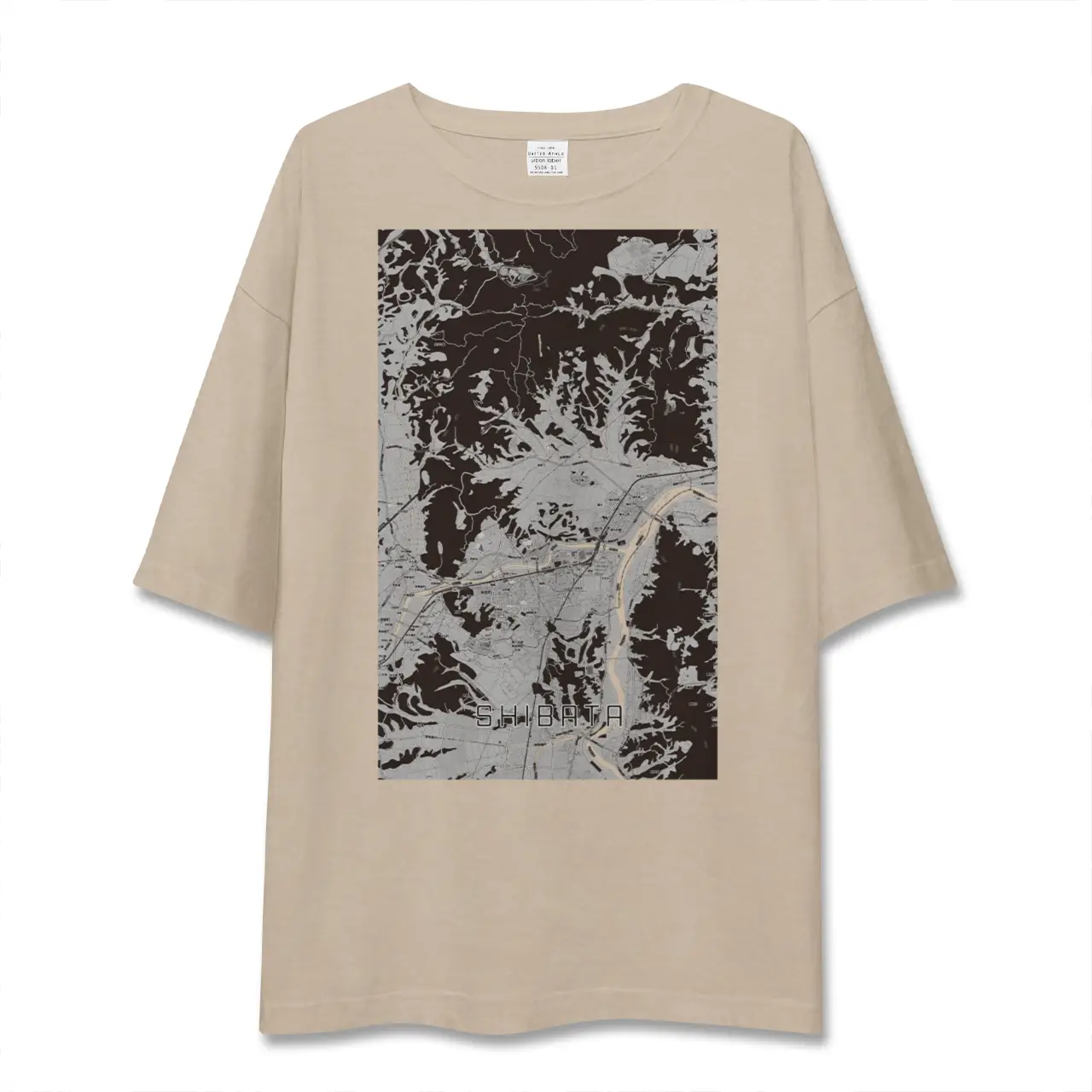【柴田（宮城県）】地図柄ビッグシルエットTシャツ