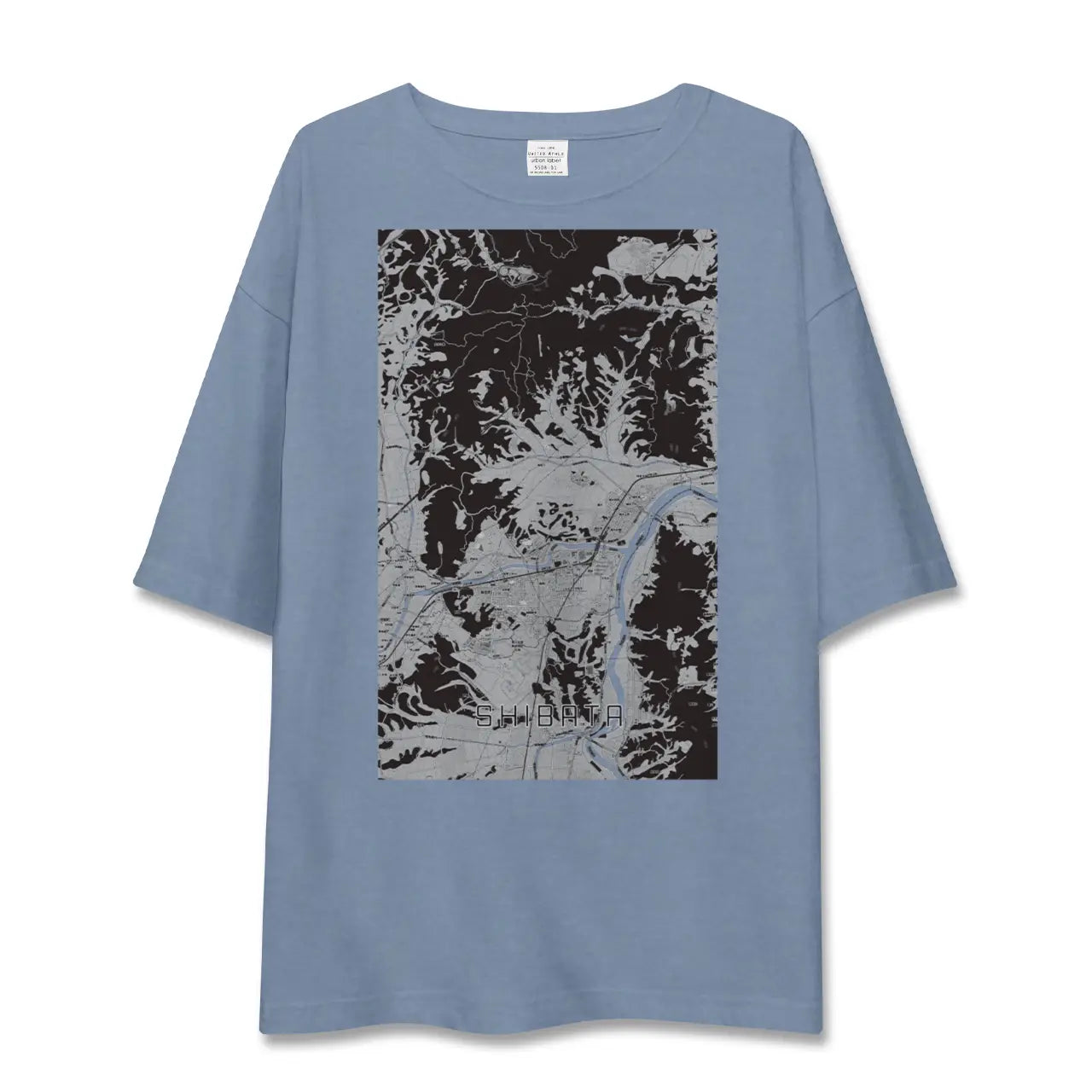 【柴田（宮城県）】地図柄ビッグシルエットTシャツ