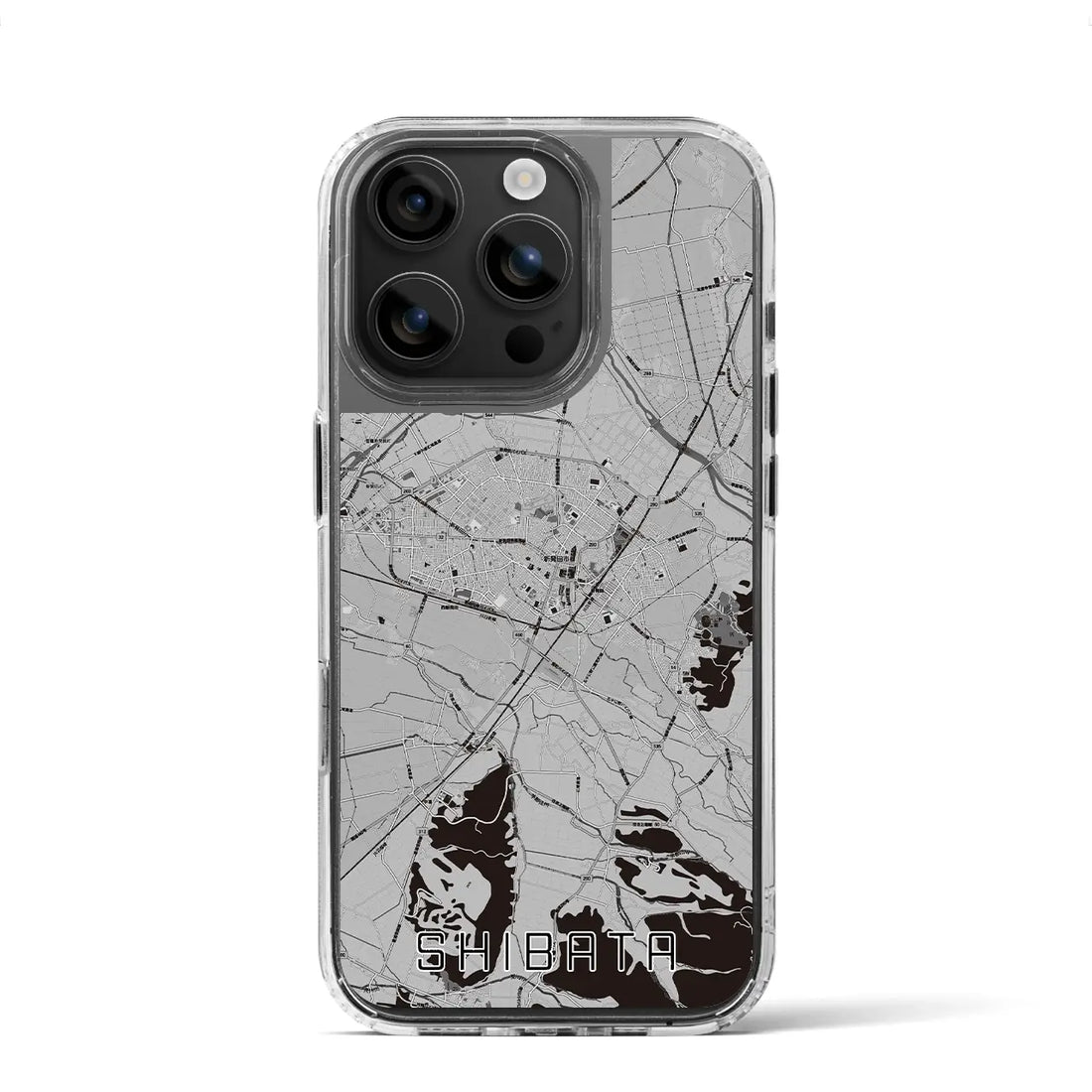 【新発田（新潟県）】地図柄iPhoneケース（MagSafeタイプ）