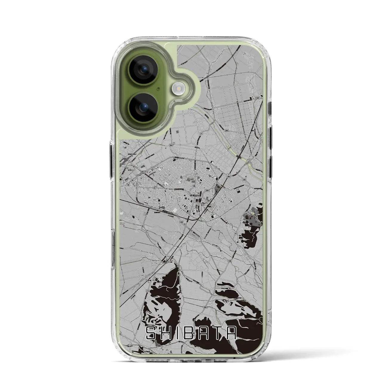 【新発田（新潟県）】地図柄iPhoneケース（MagSafeタイプ）