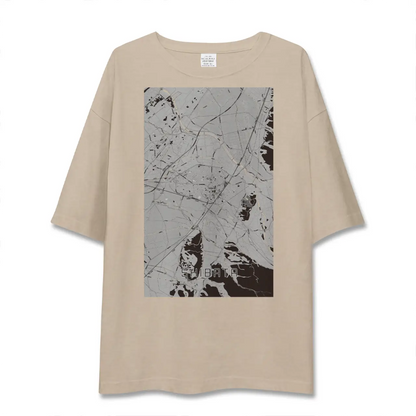 【新発田（新潟県）】地図柄ビッグシルエットTシャツ