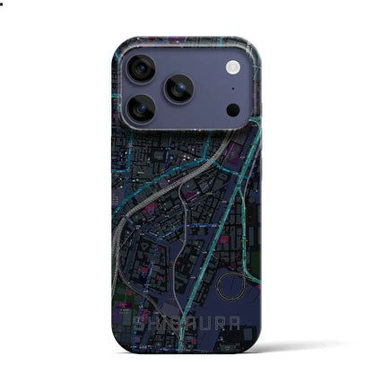 【芝浦（東京都）】地図柄iPhoneケース（バックカバータイプ）